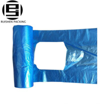 Vest handle hdpe plastic rolling garbage bags